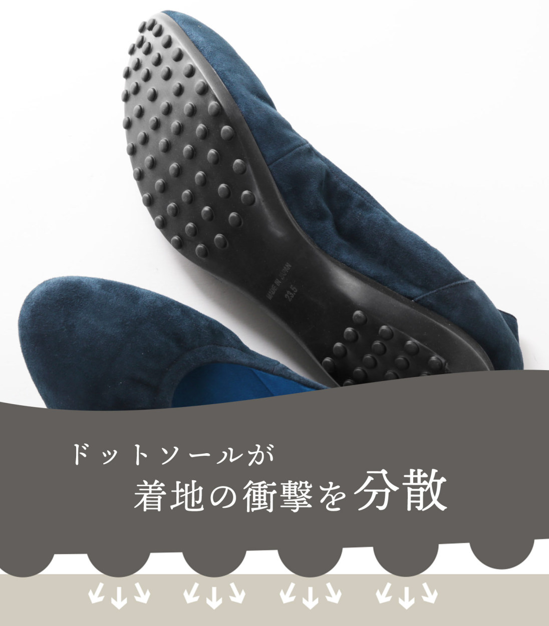 バレエシューズ レディース パンプス ローヒー...の詳細画像5