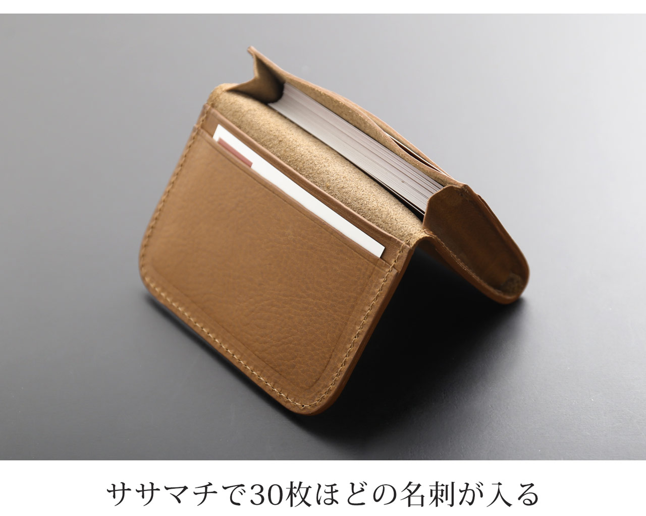 sankyo shokai ［訳あり］ 牛革 名刺入れ F.CLIO イタリア製