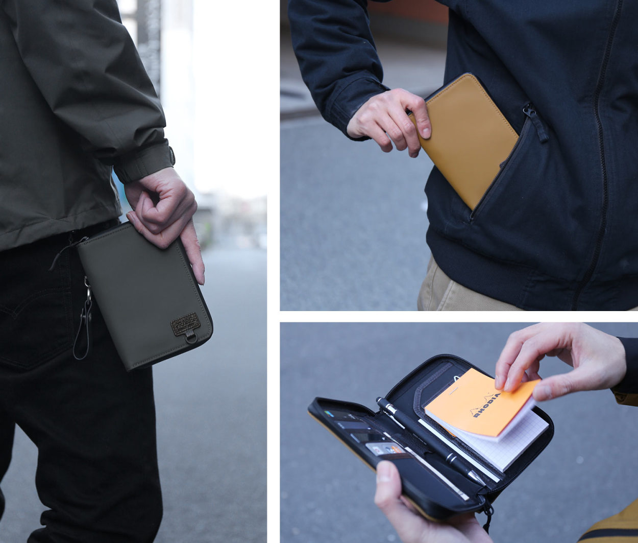 オーガナイザー メンズ ポーチ PRAIRIE プレリー 耐水 防水 止水