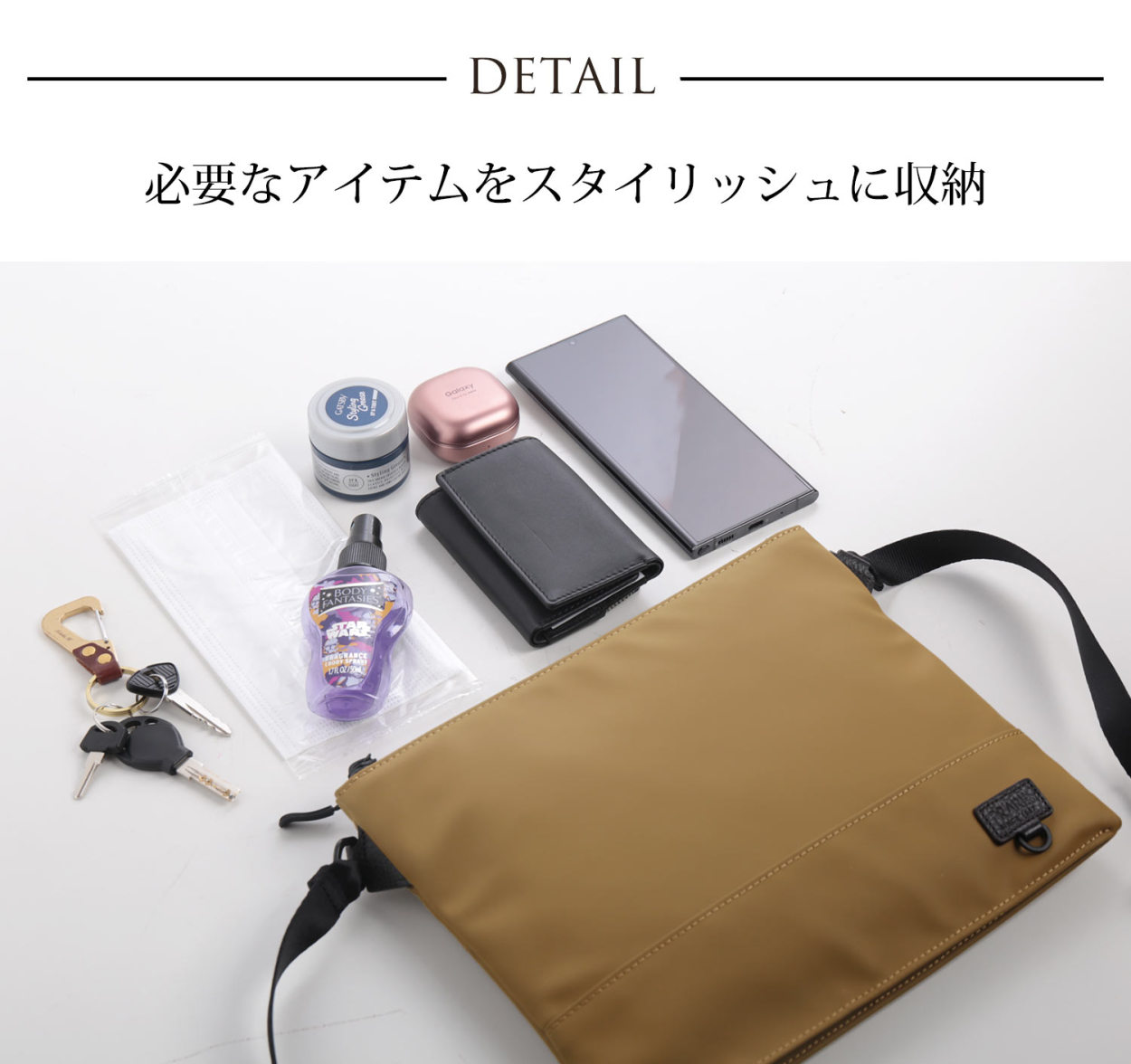 PRAIRIE プレリー サコッシュ 横型 耐水 防水 PRAIRIE 1957 [5%offクーポン]サコッシュ レディース プレリー