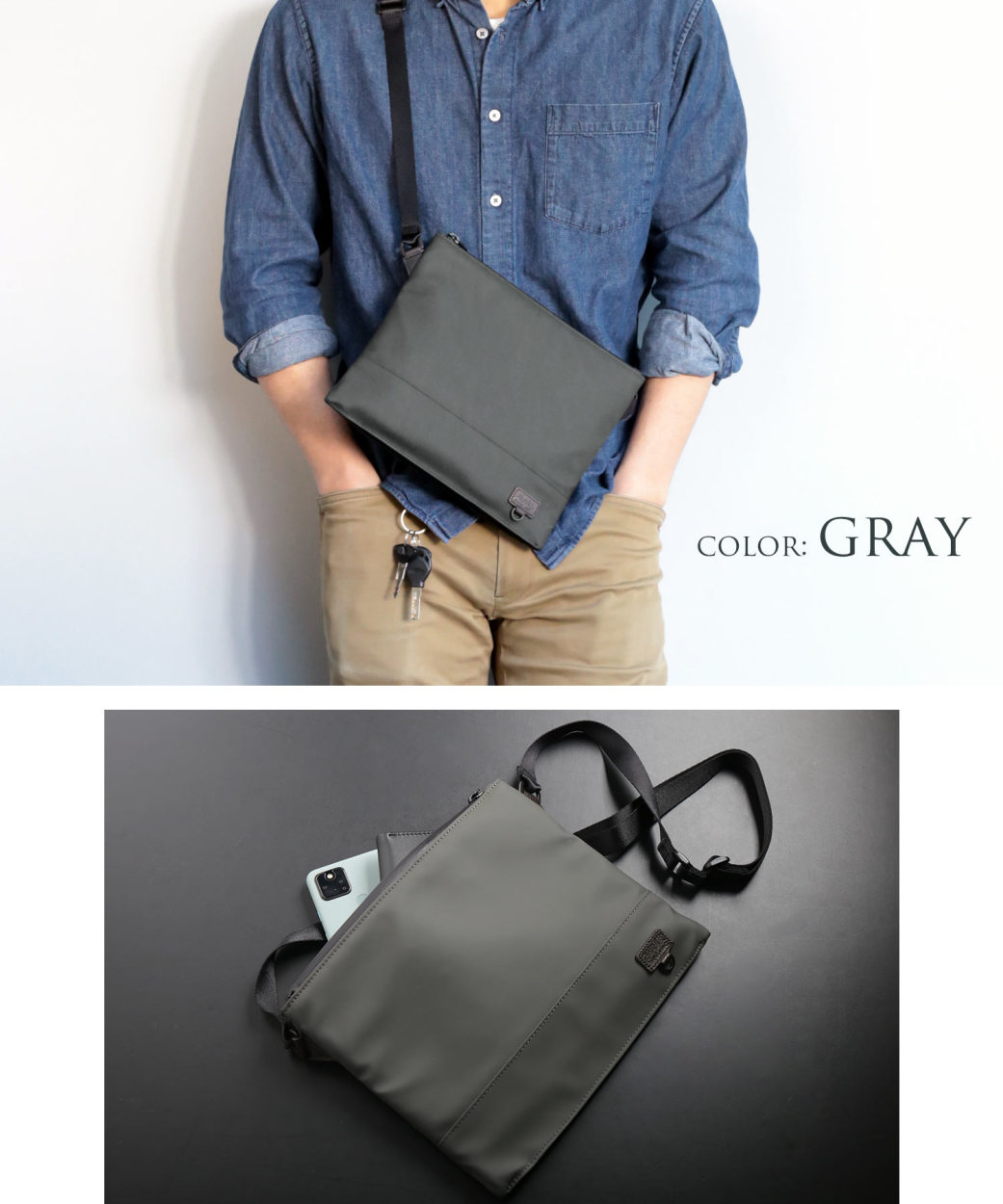 PRAIRIE プレリー サコッシュ 横型 耐水 防水 PRAIRIE 1957 [5%offクーポン]サコッシュ レディース プレリー