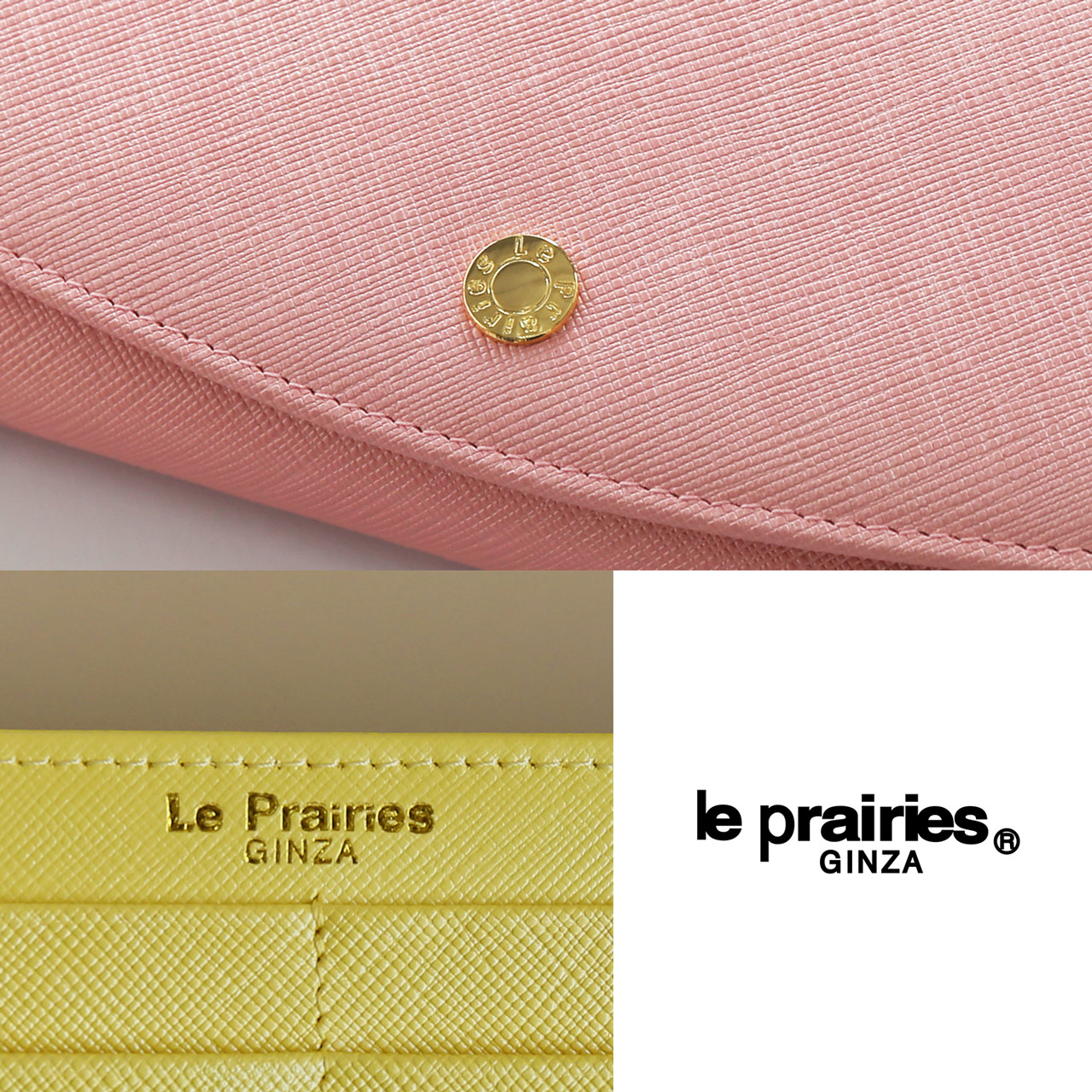 PRAIRIE GINZA（プレリーギンザ） le prairies プレリー 牛革 フラップ