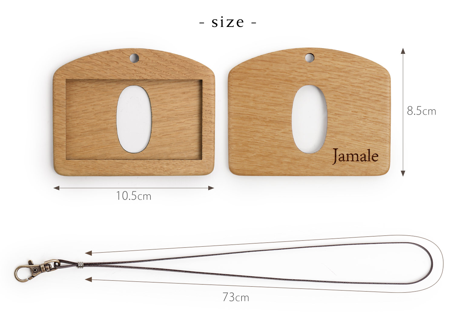 Jamale（ジャマレ） ＜爆買＞Jamale 天然木 IDカードケース 日本製