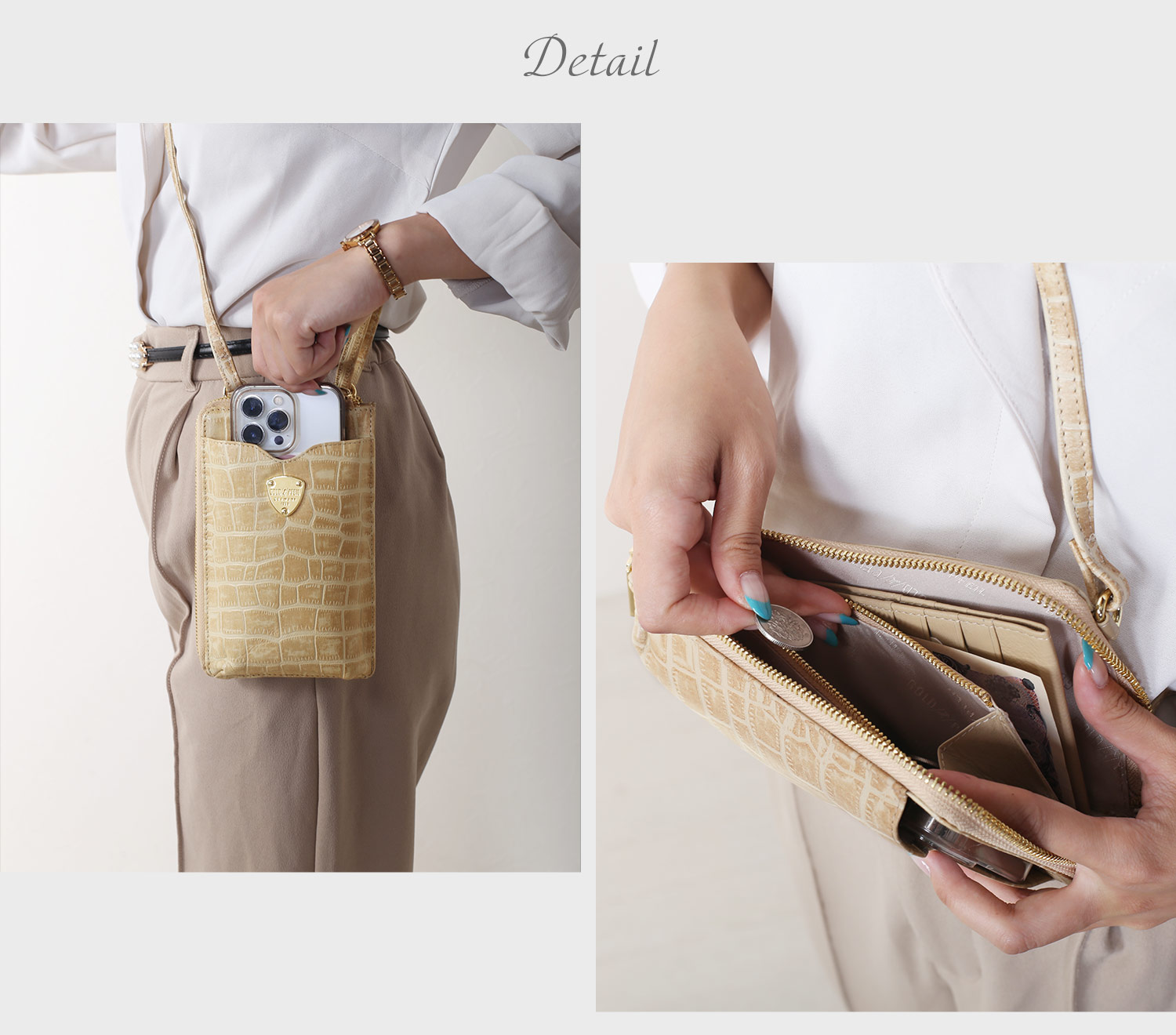 GOLD PFEIL（ゴールドファイル） 財布 スマホ ショルダー スマホポーチ