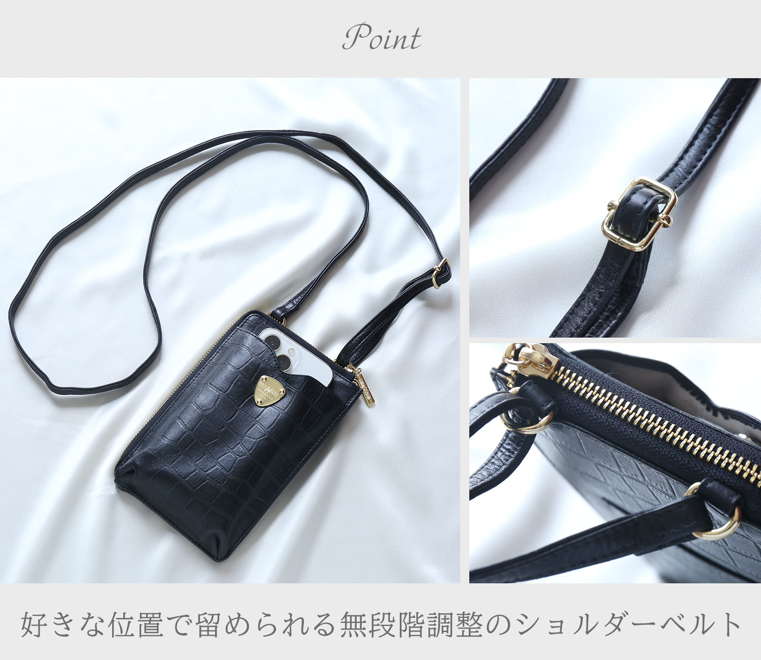 GOLD PFEIL（ゴールドファイル） 財布 スマホ ショルダー スマホポーチ