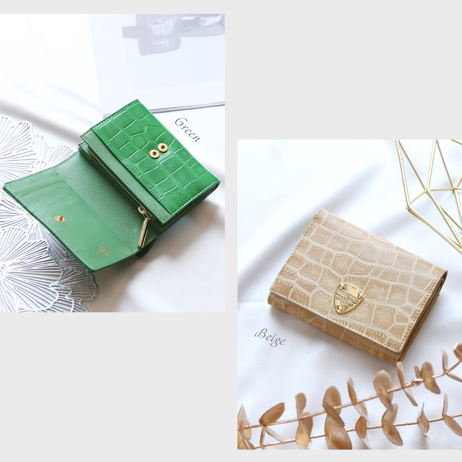 GOLD PFEIL [48h限定10%off]財布 レディース 二つ折り財布