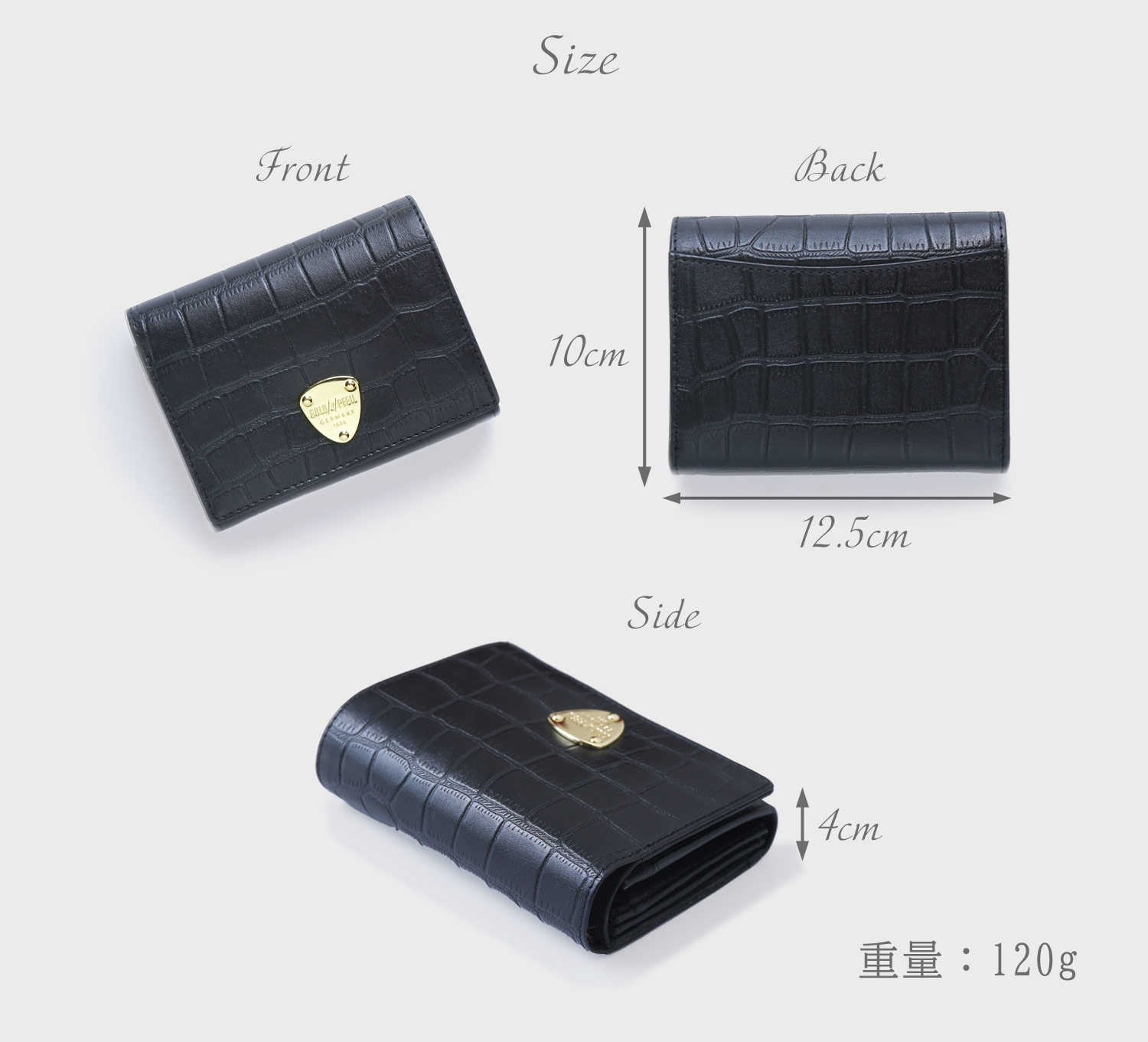 GOLD PFEIL [48h限定10%off]財布 レディース 二つ折り財布