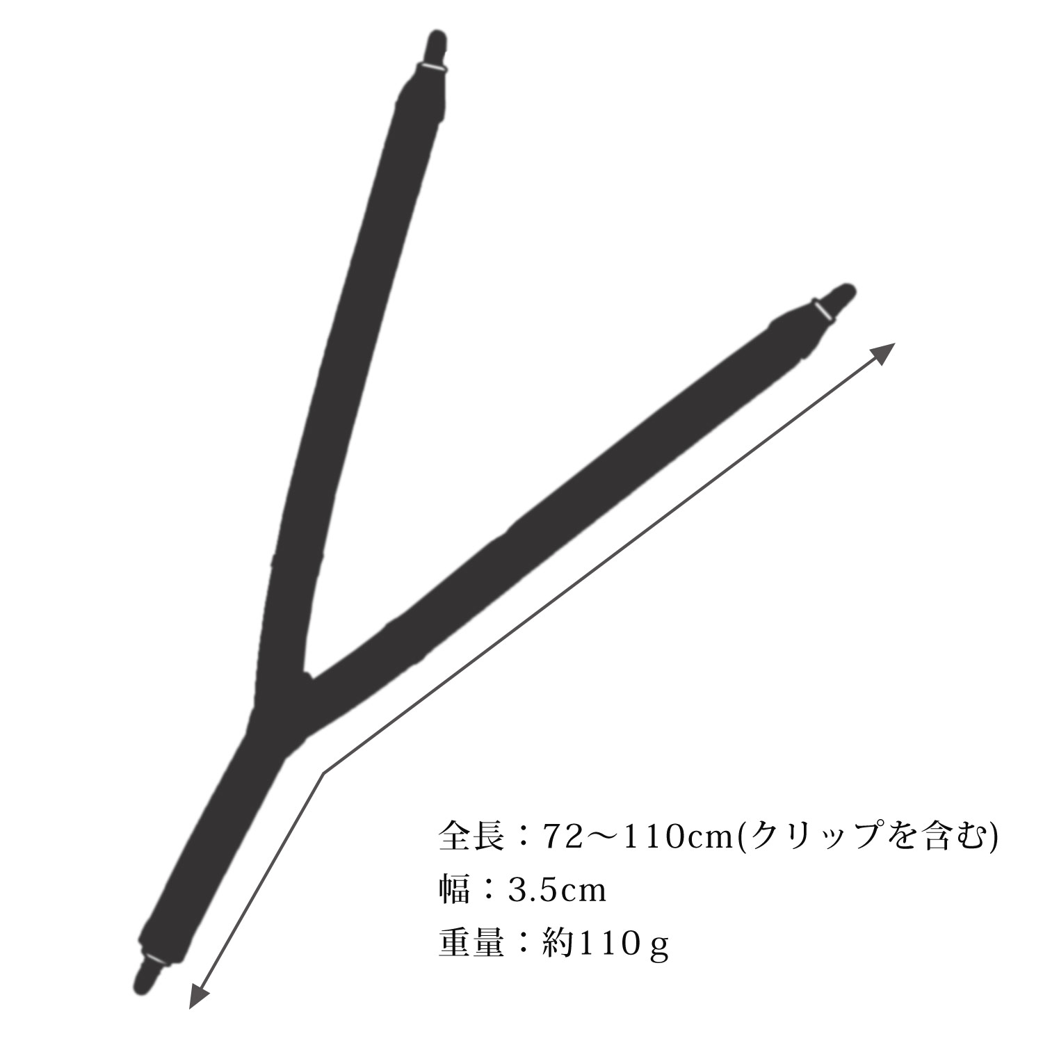 PRAIRIE 1957 日本製 サスペンダー ペーズリー柄 Y字型 コードバン