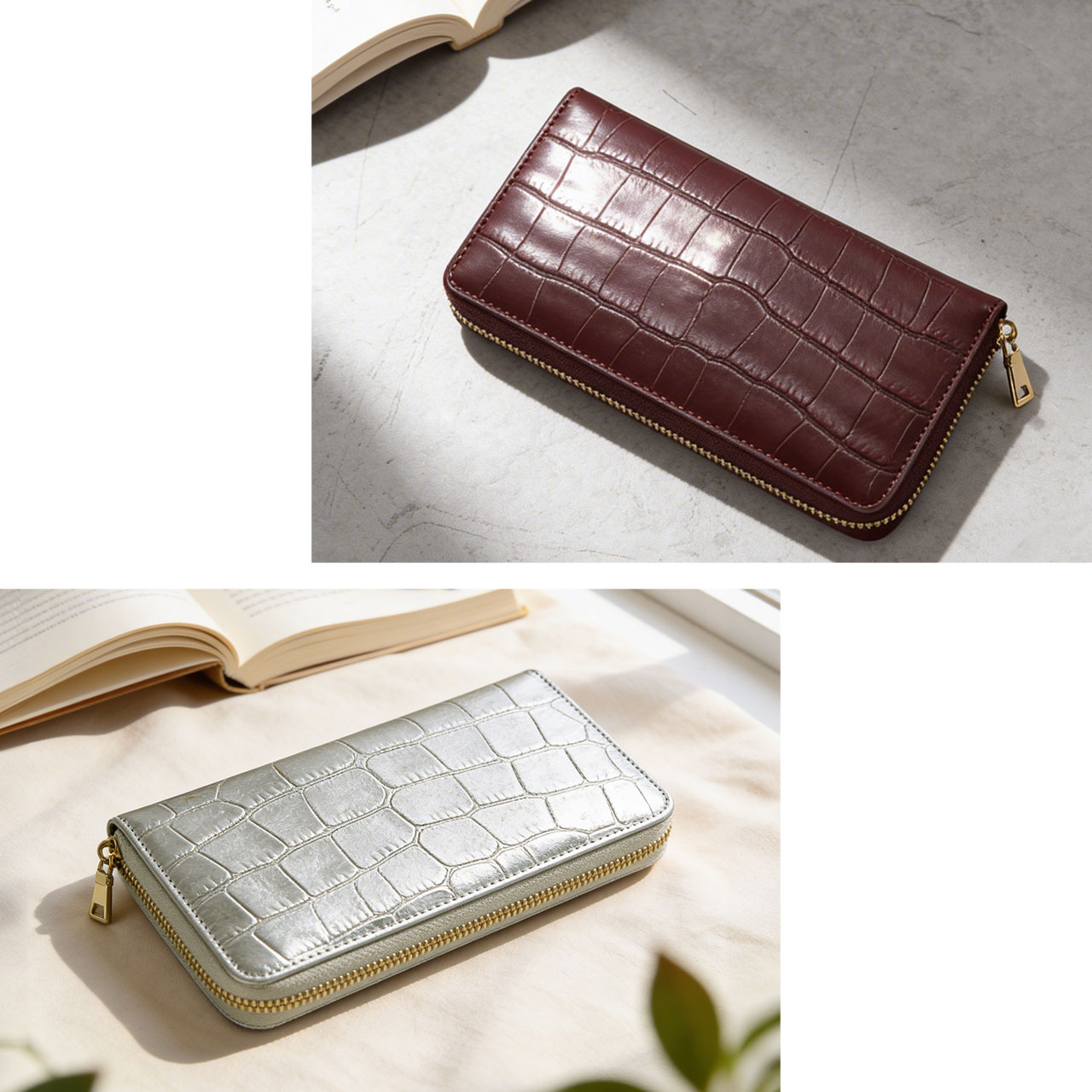 doob London（ドゥーブロンドン） 本革 メンズ ラウンドファスナー 長