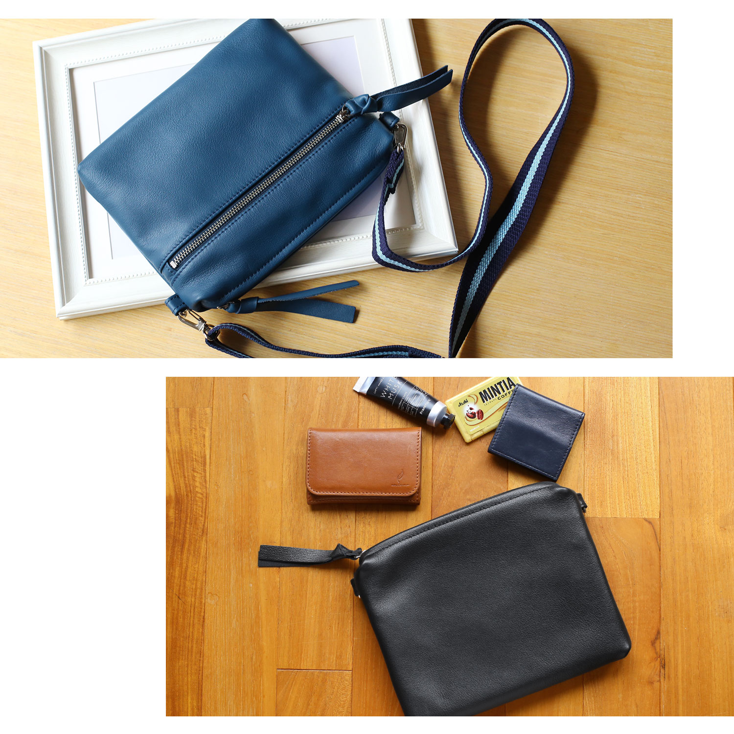 PRAIRIE 牛革 サコッシュ 2WAY 日本製 ショルダー バッグ カバン PRAIRIE 1957 牛革 サコッシュ 2WAY 日本製 本革 ブランド
