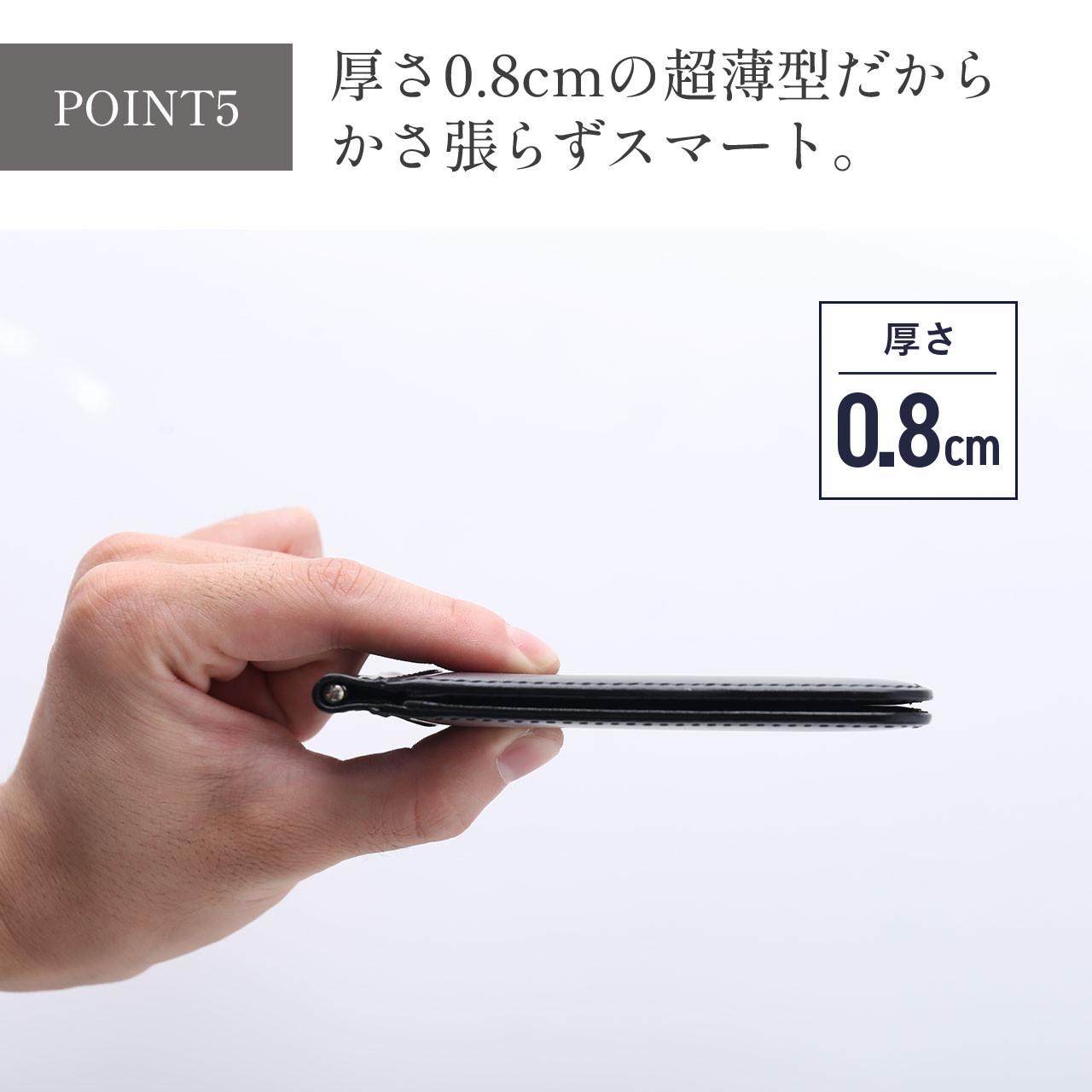 sankyo shokai（三京商会） コードバン マネークリップ メンズ 財布