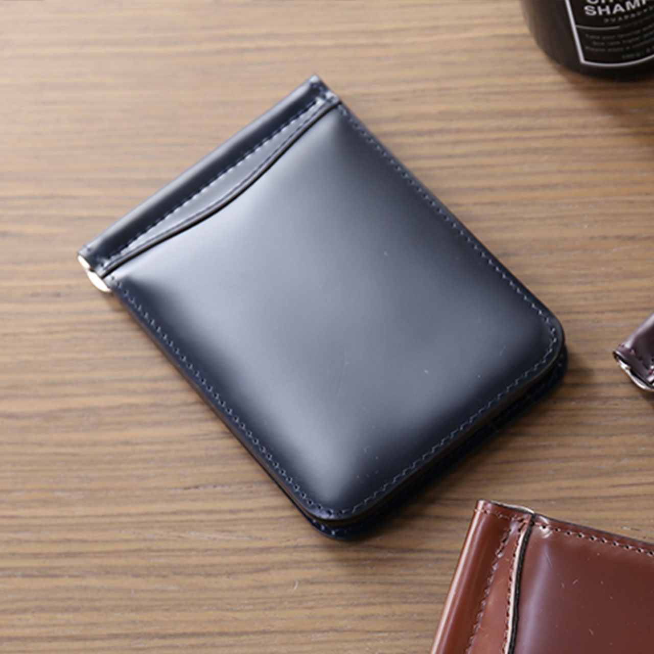 sankyo shokai（三京商会） コードバン マネークリップ メンズ 財布