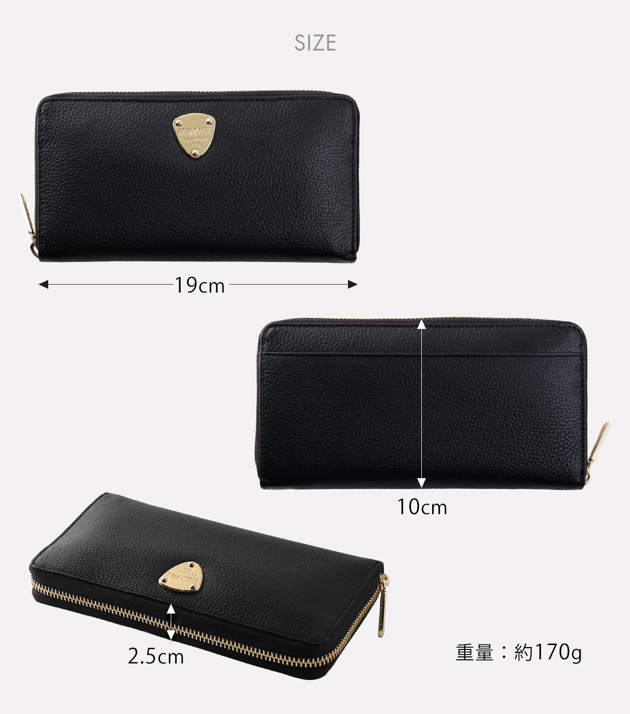 GOLD PFEIL（ゴールドファイル） 長財布 レディース ブランド 本革
