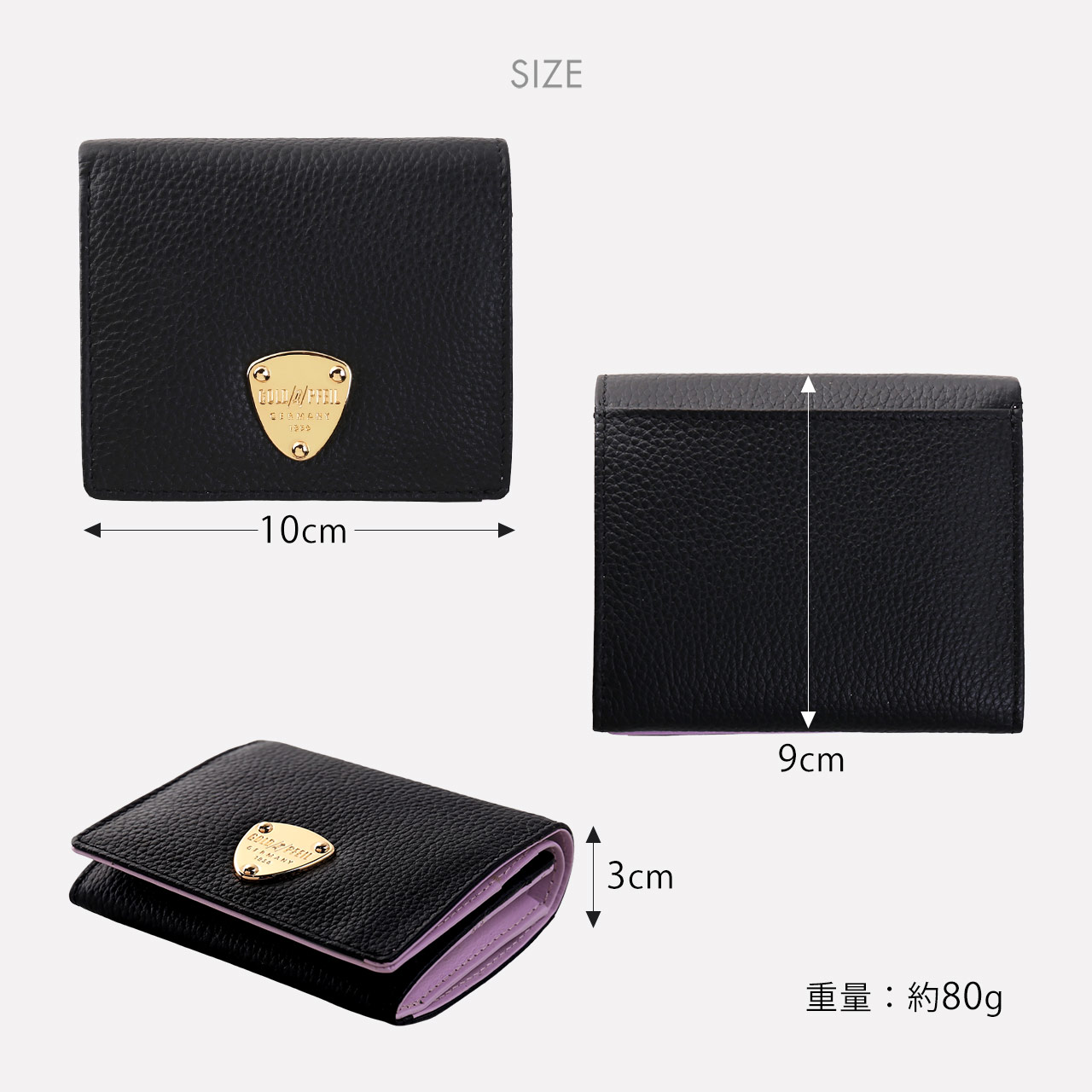 sankyo shokai（三京商会） 二つ折り 財布 小さい財布 レディース