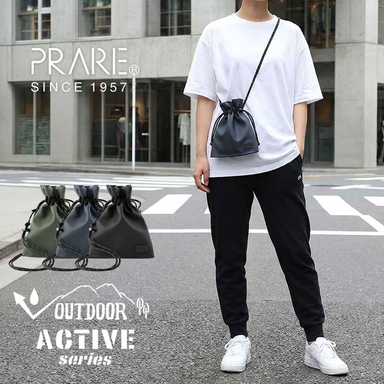 PRAIRIE1957 ミニバッグ レディース ミニ巾着 PRAIRIE プレリー 防水
