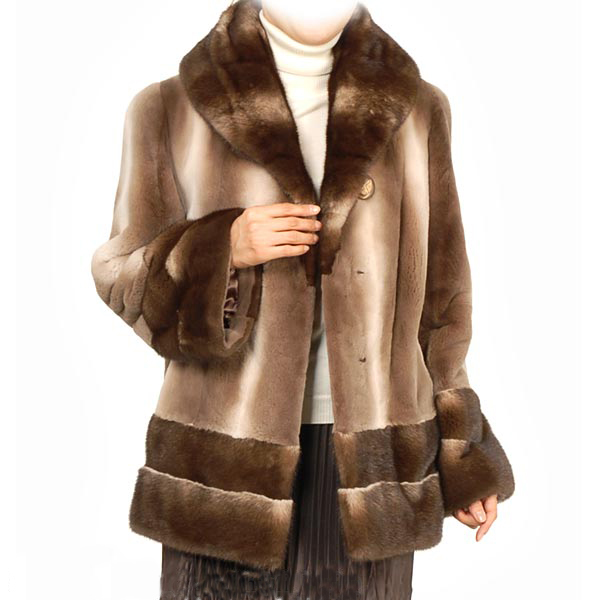 期間限定値下げ】ミンク ショートジャケット コート毛皮リアルファー