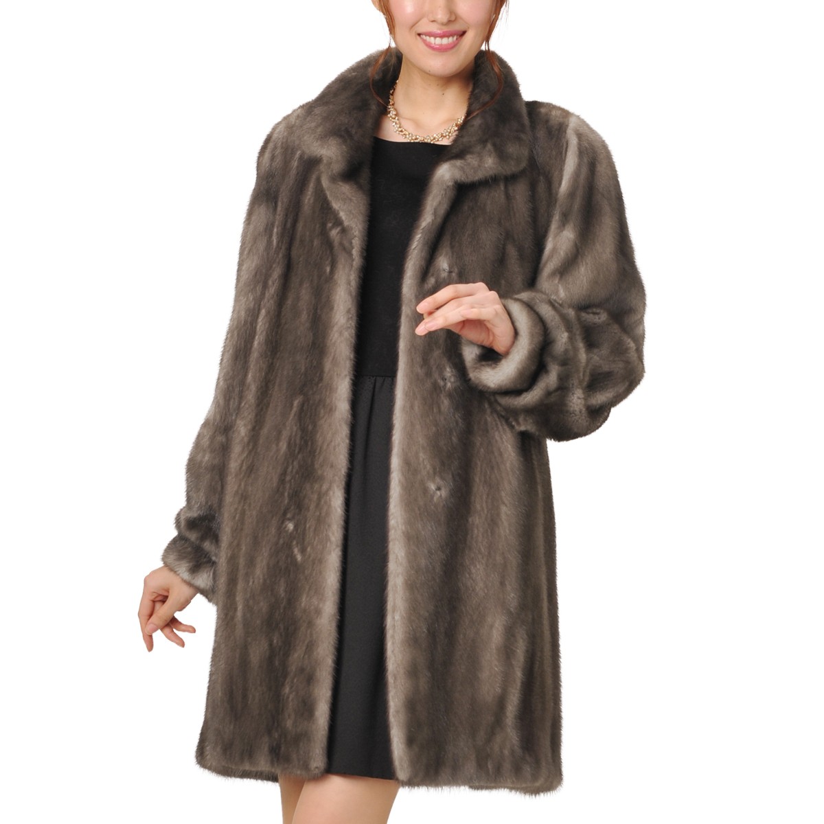 sankyo shokai ミンク コート ビショップスリーブ 着丈88cm : sankyo 