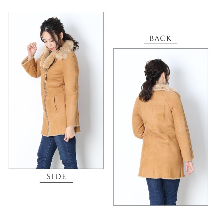 sankyo shokai（三京商会） 【1点限り】 ムートン Wフェイス ジップ