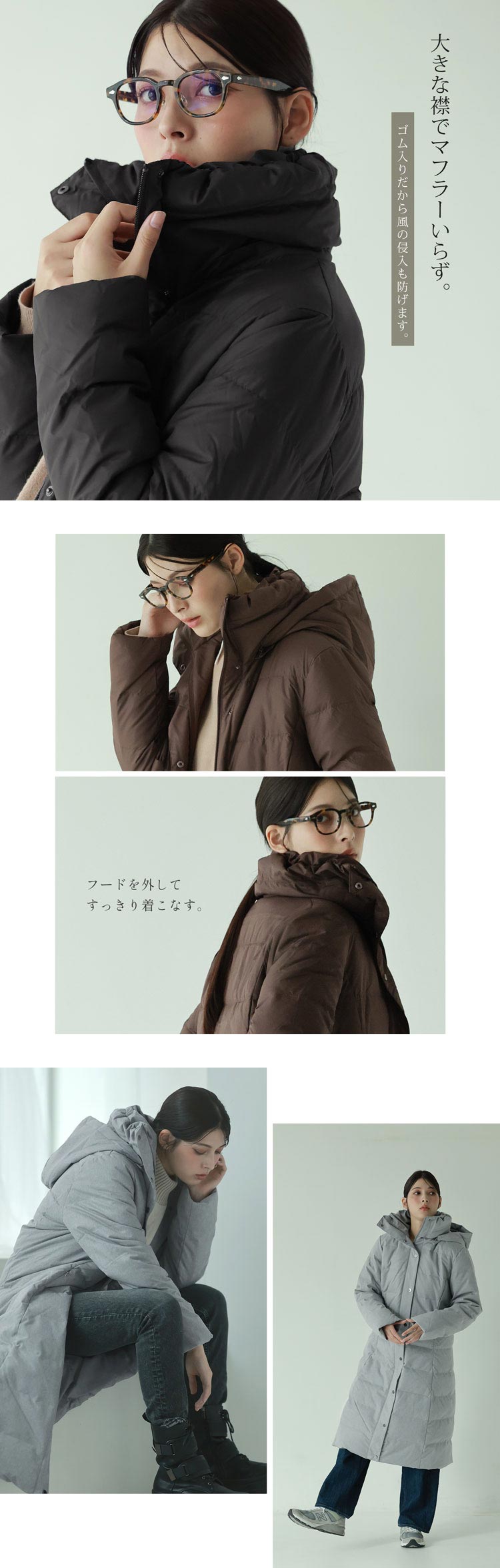 Filomo ダウンコート レディース ロング ダウン90% フード付き