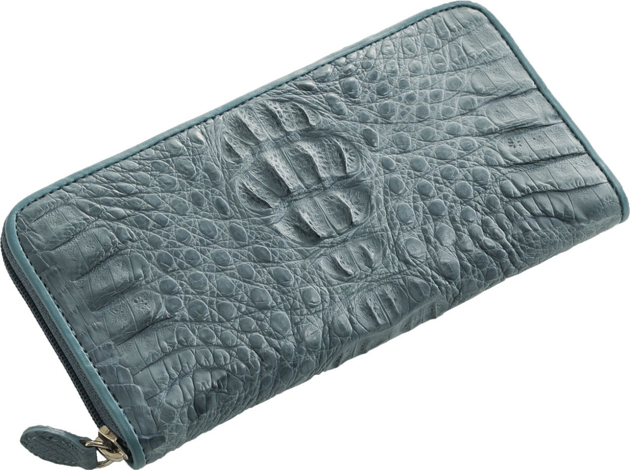 sankyo shokai（三京商会） 鰐革 メンズ 長財布 カイマン ラウンド