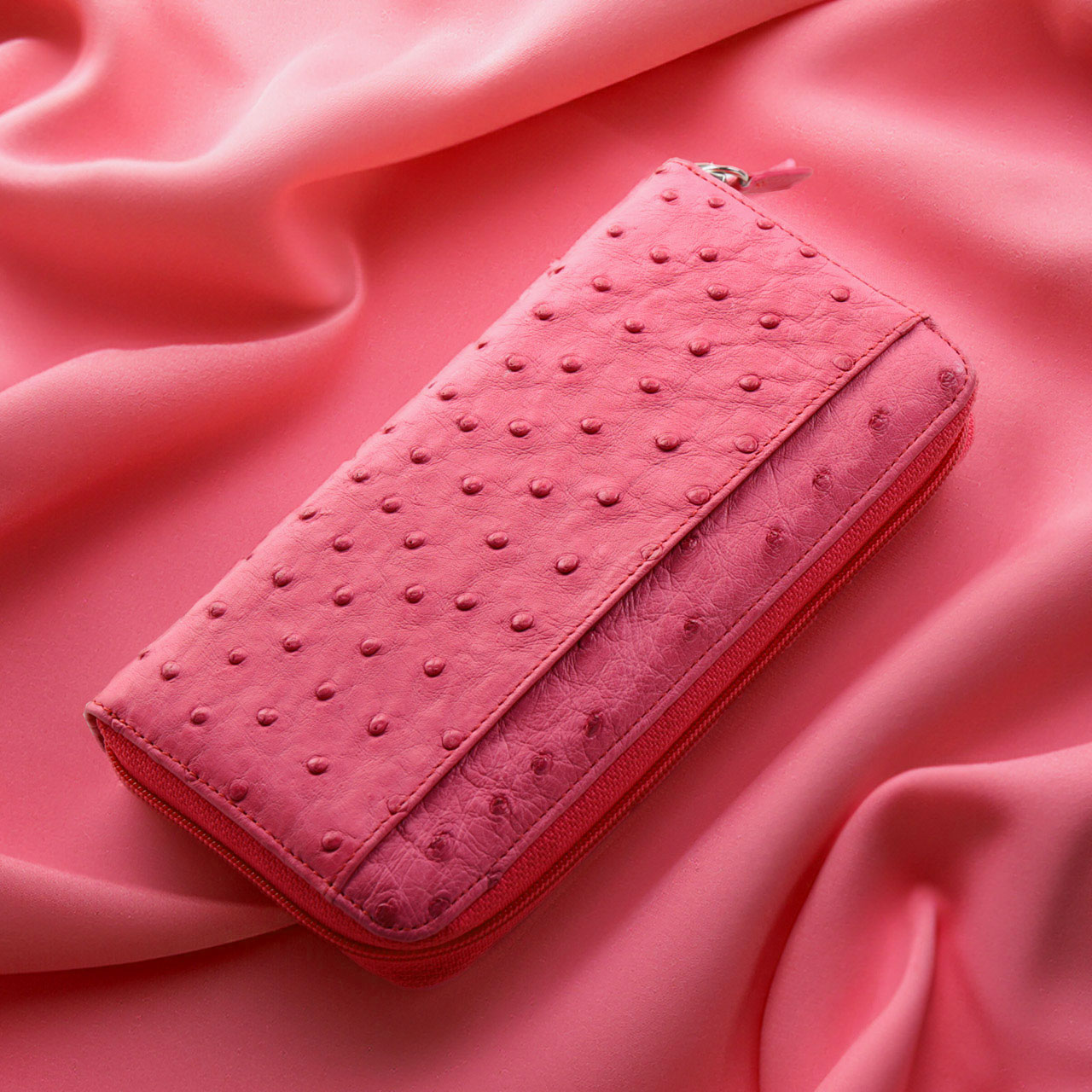 sankyo shokai（三京商会） 長財布 レディース オーストリッチ