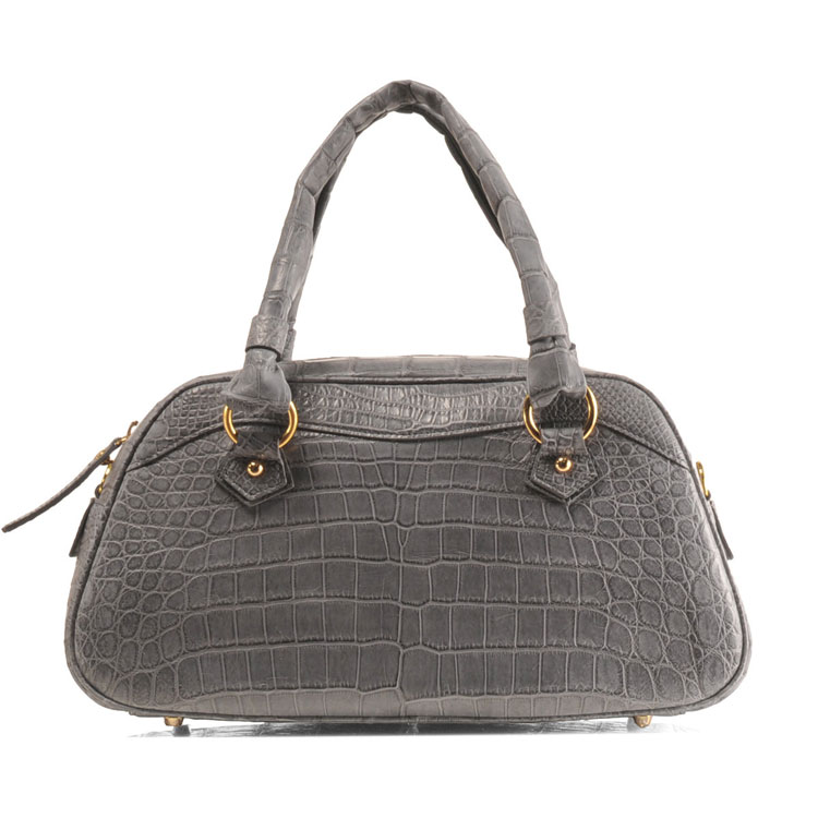 sankyo shokai（三京商会） クロコダイル マット 2WAY ハンドバッグ