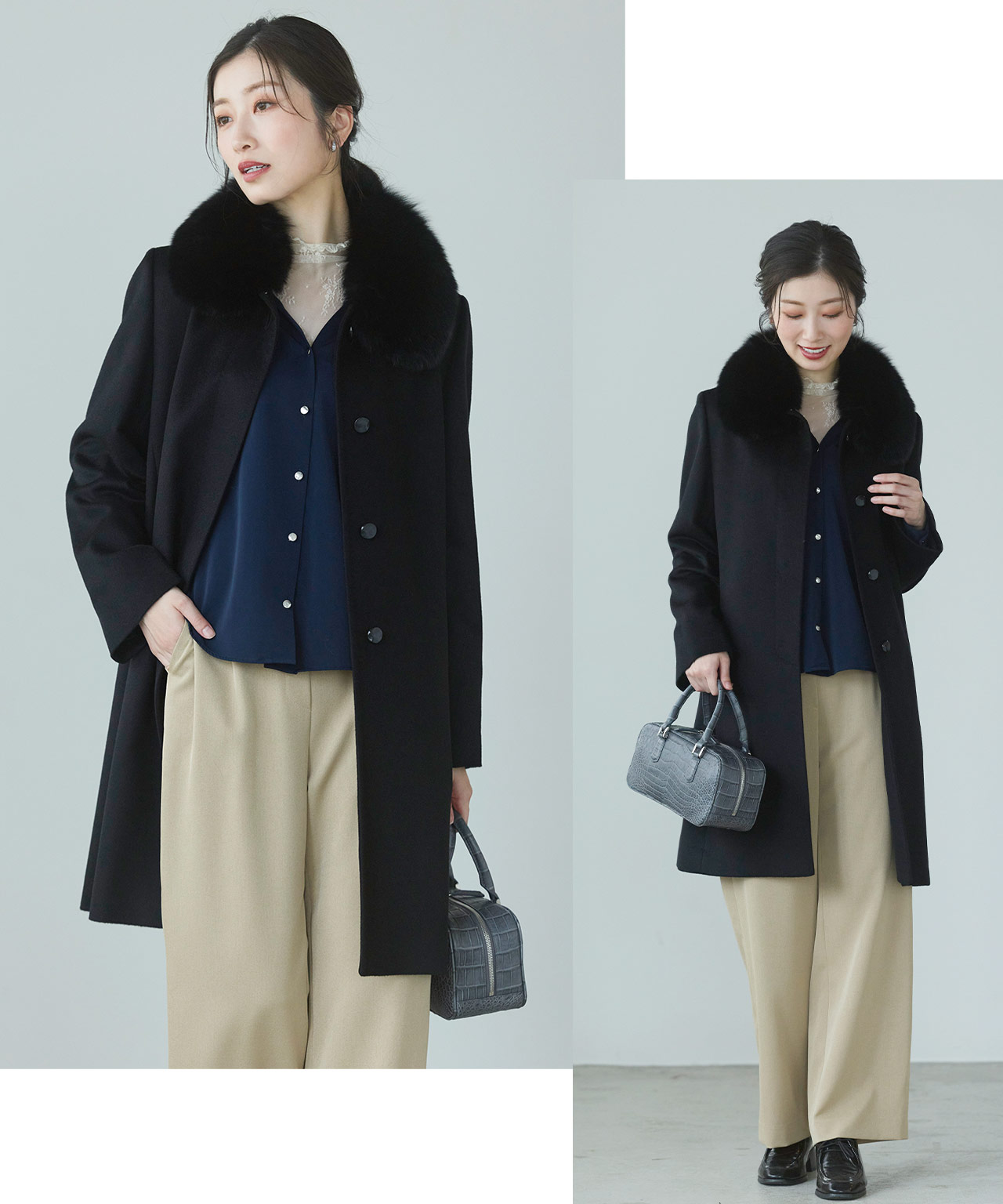 sankyo shokai（三京商会） カシミヤ 100% コートレディース