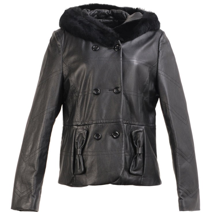 sankyo shokai（三京商会） ソフトラム レザー ジャケット フード付