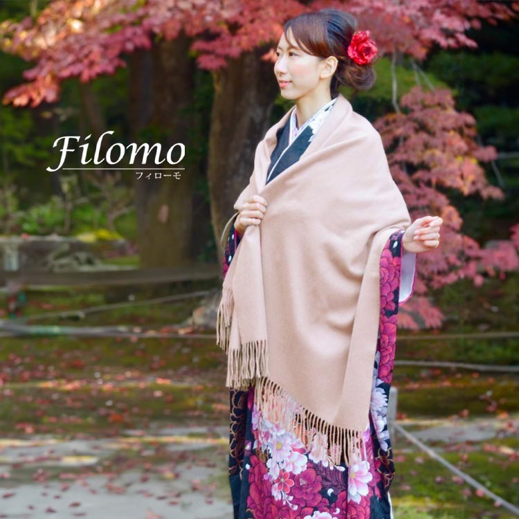 Filomo（フィローモ） 大判ストール 秋冬 厚手 /カシミヤ ストール