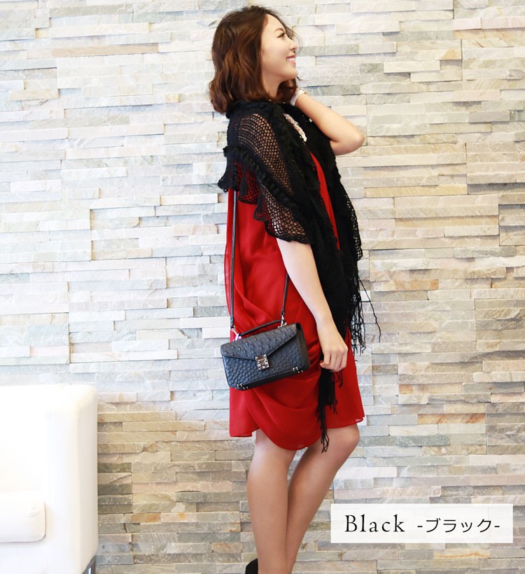 sankyo shokai（三京商会） フリル ストール フリンジ付き ラビット