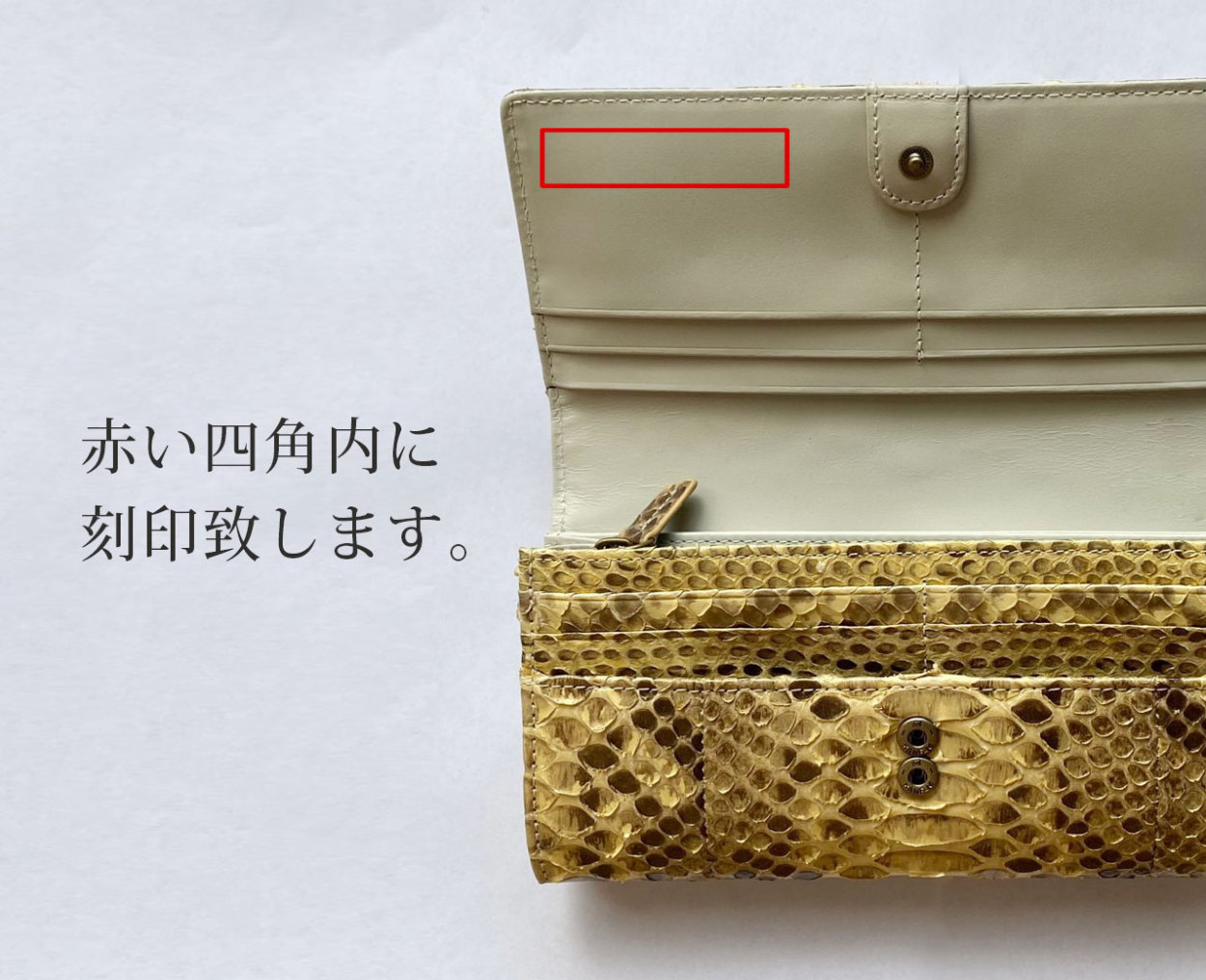 sankyo shokai ダイヤモンド パイソン がま口 長財布 レディース