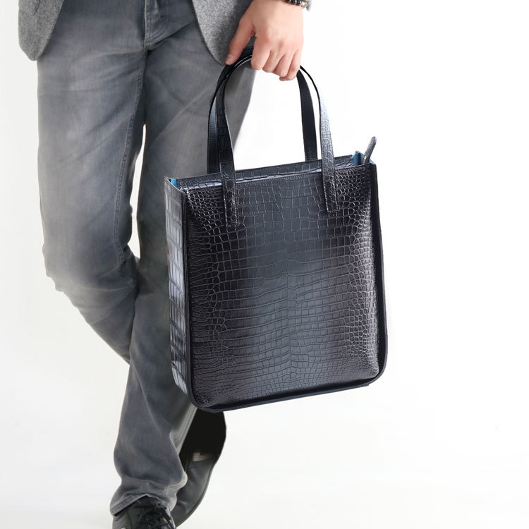 オープニングセール】 クロコダイル センター取り ハンドバッグ リアル