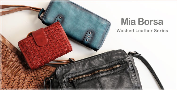 Mia Borsa [10%offクーポン]本革 メッシュバッグ ショルダー