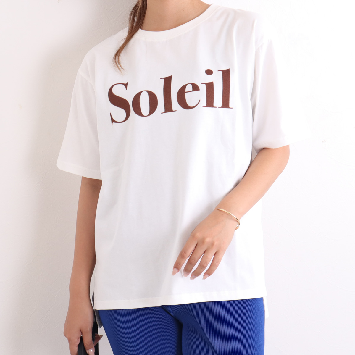 tシャツ レディース ロゴ 半袖 ロゴtシャツ おしゃれ ゆったり 5分袖