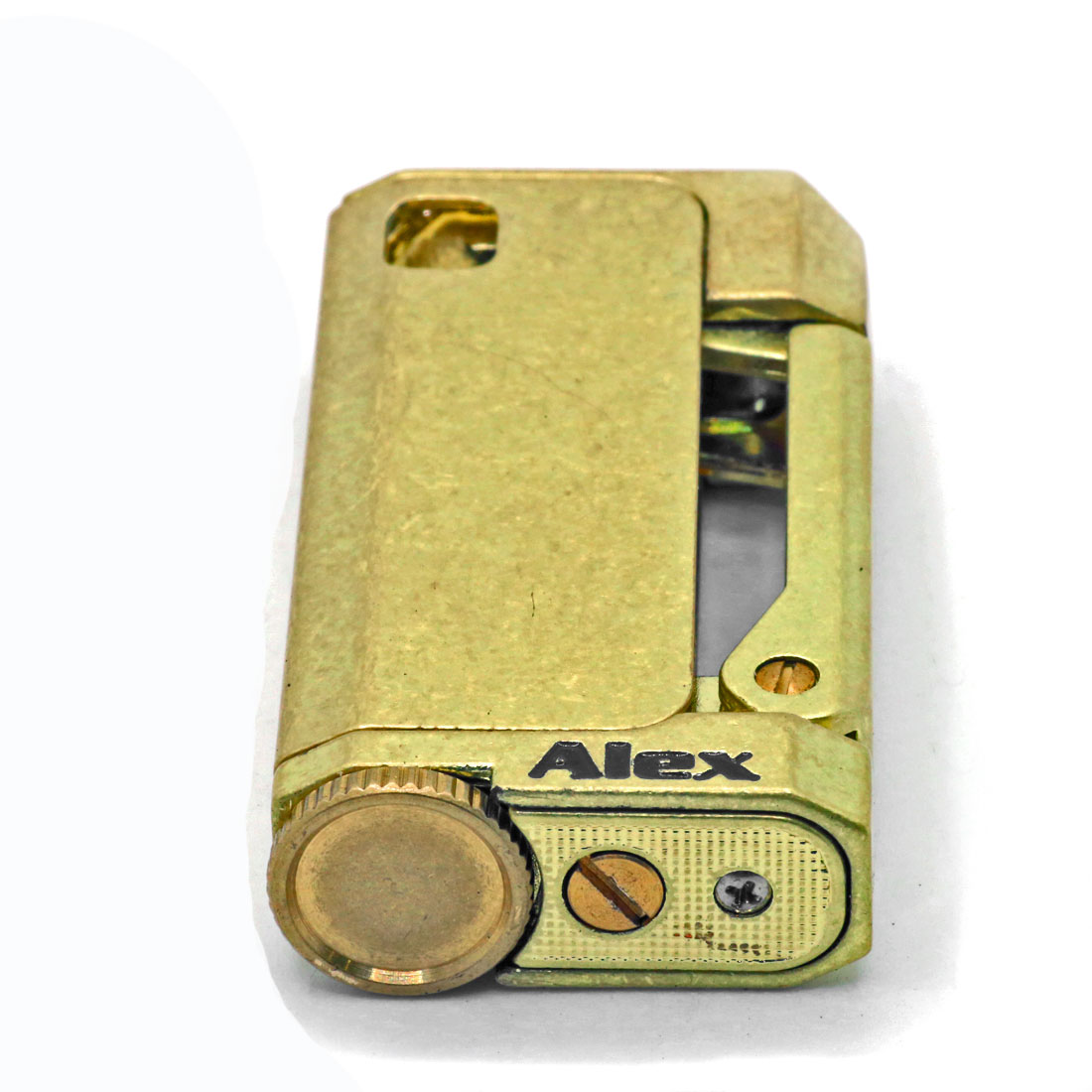 オイルライター　アレックス5 ブラスバレル　真鍮　ペンギンライター社 ALEX-5 画像4