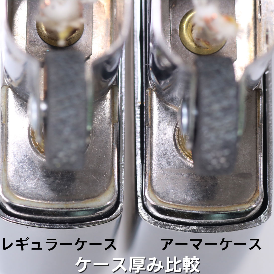 ZIPPO ジッポ ライター アーマー 無地162 クロームブラッシュ シンプル シルバー 定番 ギフト プレゼント 送料無料 ネコポス可 関連画像3