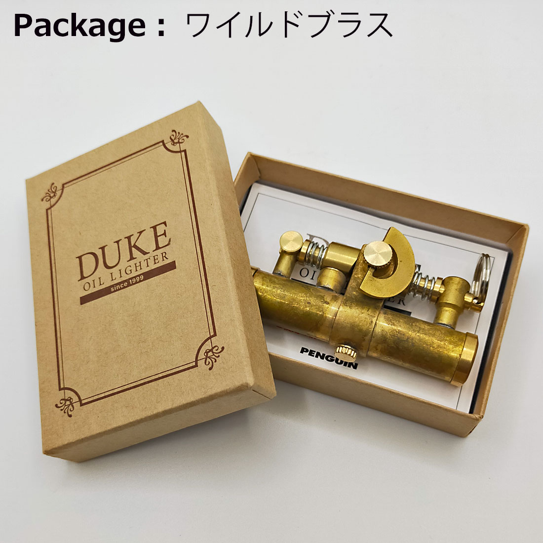 DUKE オイルライター デューク4 ワイルドブラス  DUK4-WBR画像5