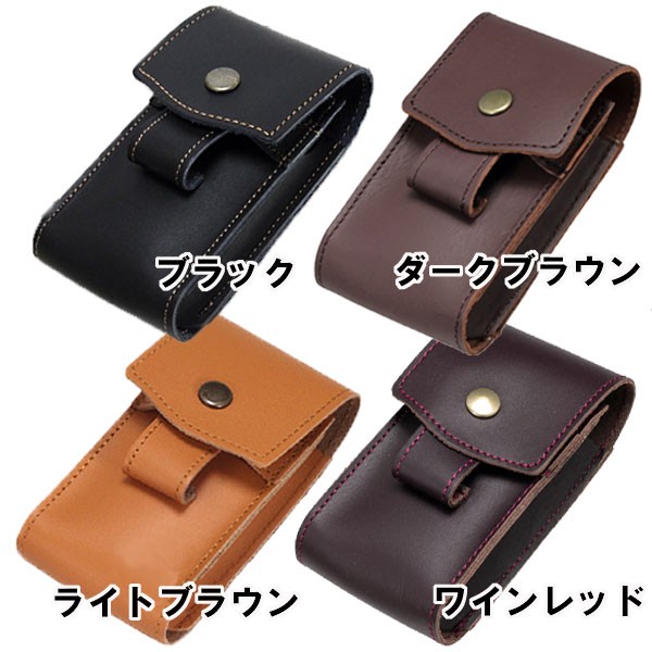 ZIPPO ジッポーライターも収納可能!日本製 本革タバコケース ロングサイズ収納可能 ネコポスで送料無料 関連画像3