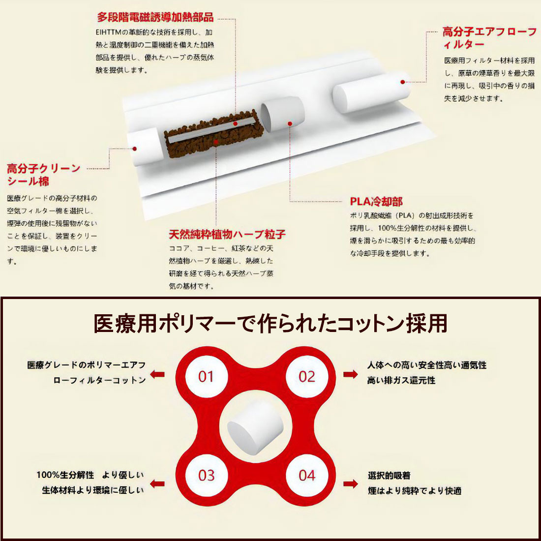 父の日：誘導加熱式タバコ専用スティック　ノンニコチン　ニコチンなし NICOZERO IQOS ILUMA互換  5個セット 禁煙補助 禁煙  選べる6種類（ネコポス対応)｜jackal｜09