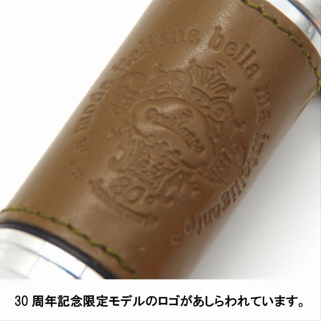 携帯灰皿 オロビアンコ Orobianco オロビアンコ 30周年記念 限定モデル 国産本牛革 正規品 記念リボン付き 全2色 ORA-030 カーキ オレンジ 人気ブランド送料無料 | Orobianco | 01