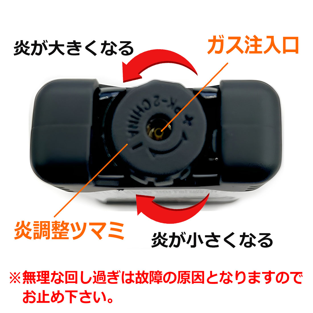 ガスライター　ペンギンライター PK-2 ターボ-X ライター　選べる3色　PK-2画像7