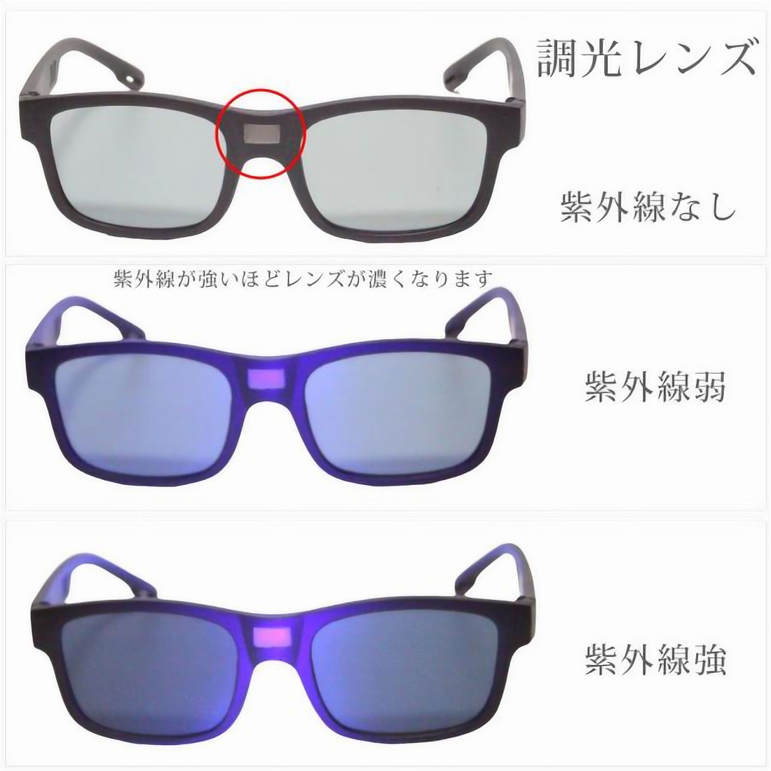 サングラス 瞬間調光偏光サングラス Maturi マトゥーリ カジュアルサングラス TK-7293 送料無料 お取り寄せの画像