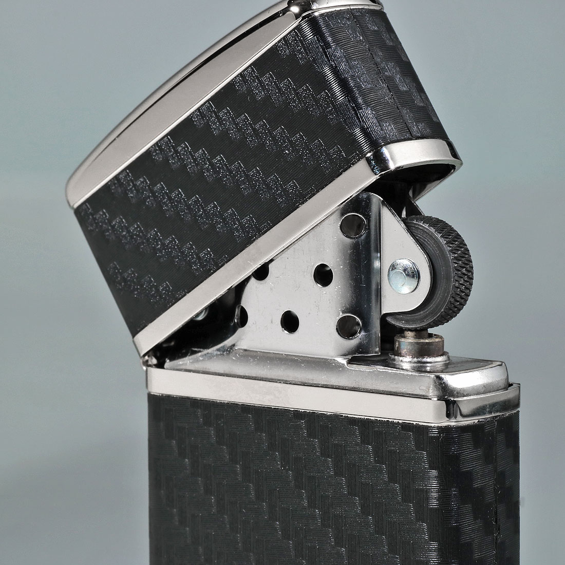 父の日：zippo(ジッポー)armor　アーマー　カーボンシリーズ　ニッケル　エッチング　162NI-CARBON メンズ　レディース　ギフト 送料無料（ネコポス対応）｜jackal｜03