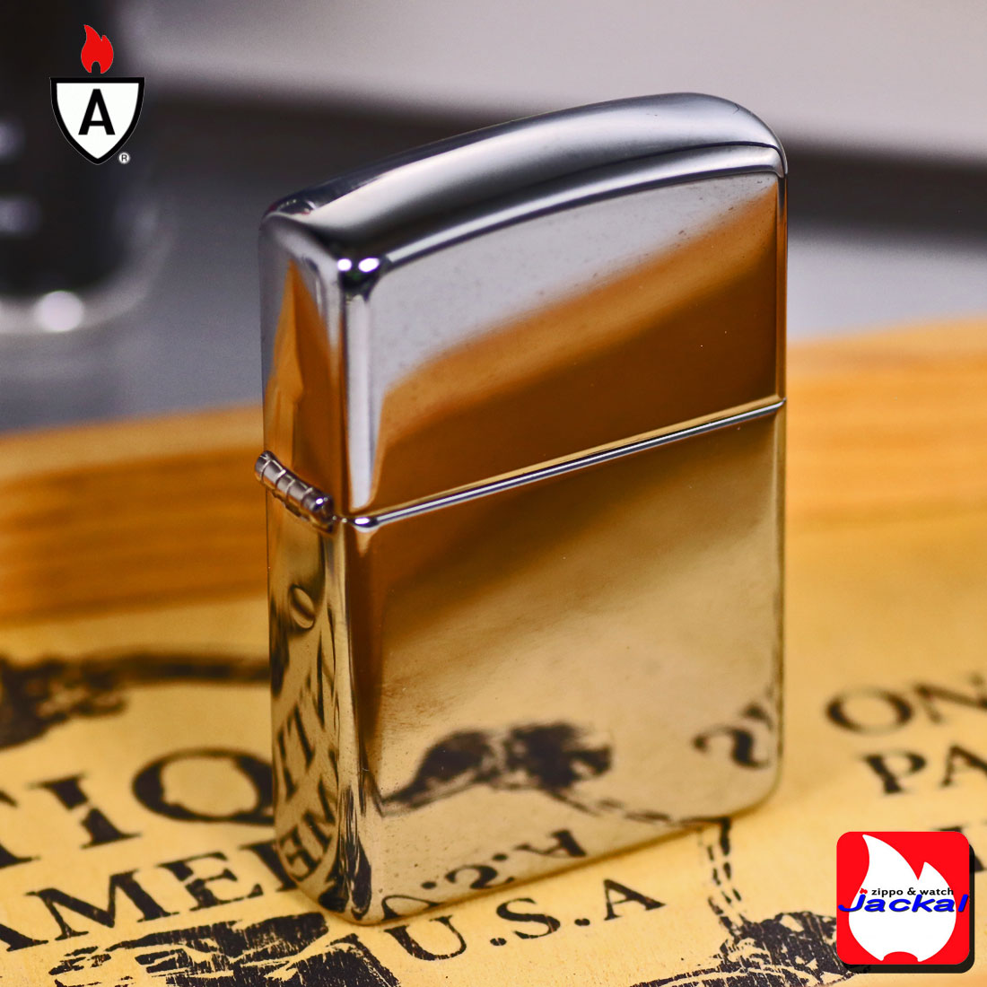 アーマージッポー クロームポリッシュ zippo アーマー ジッポ ライター 無地 167