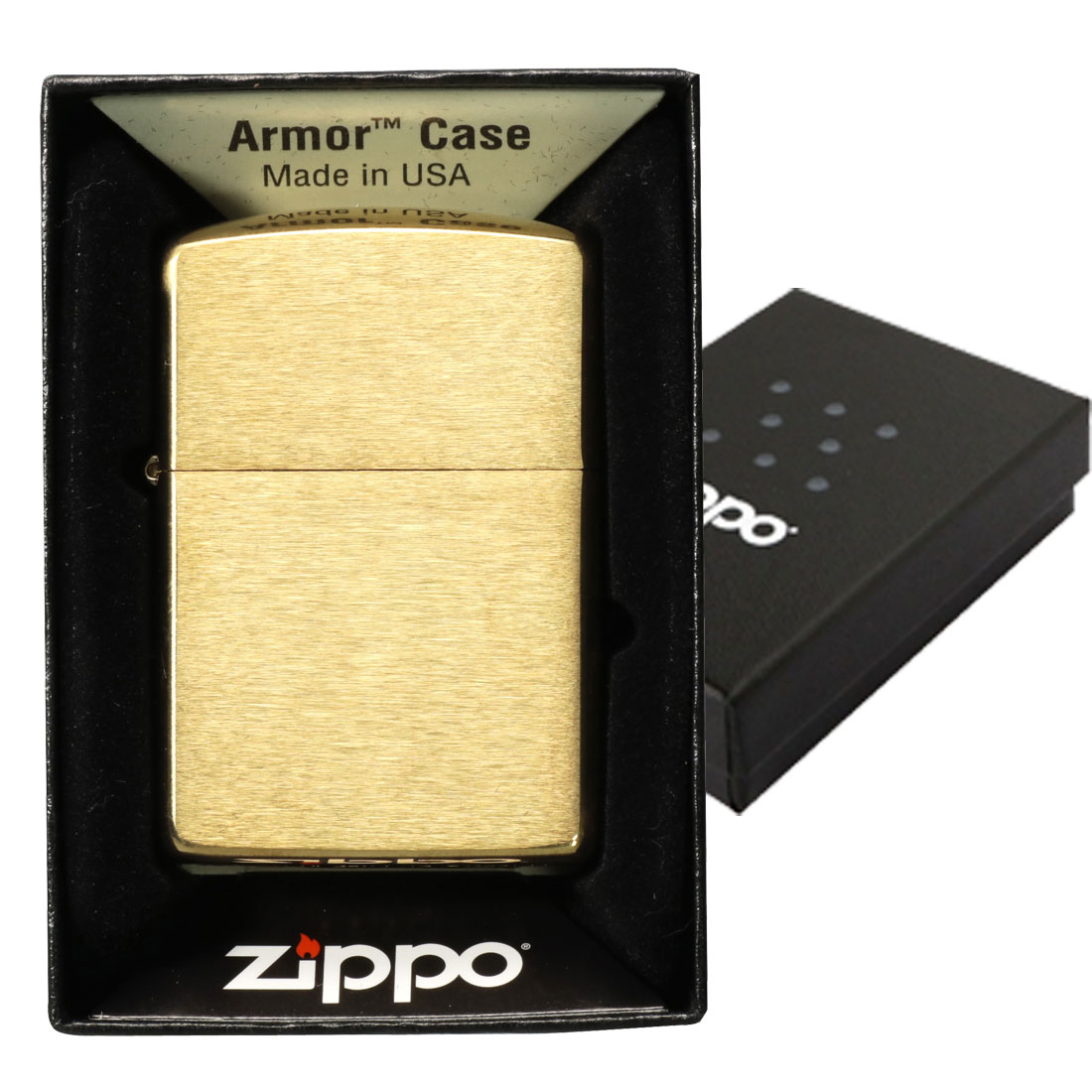 ZIPPO ジッポーライター SOLID BRASS アーマー ソリッドブラス 無地 168 シンプル 人気 ギフト プレゼント 送料無料 ネコポス可 関連画像4