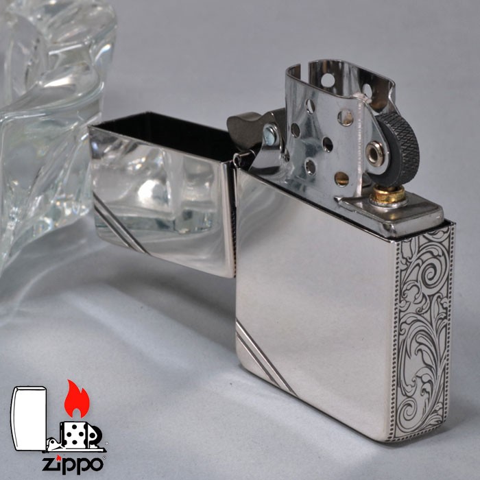 zippo(ジッポーライター)1935年復刻レプリカ サイド三面アラベスク彫刻