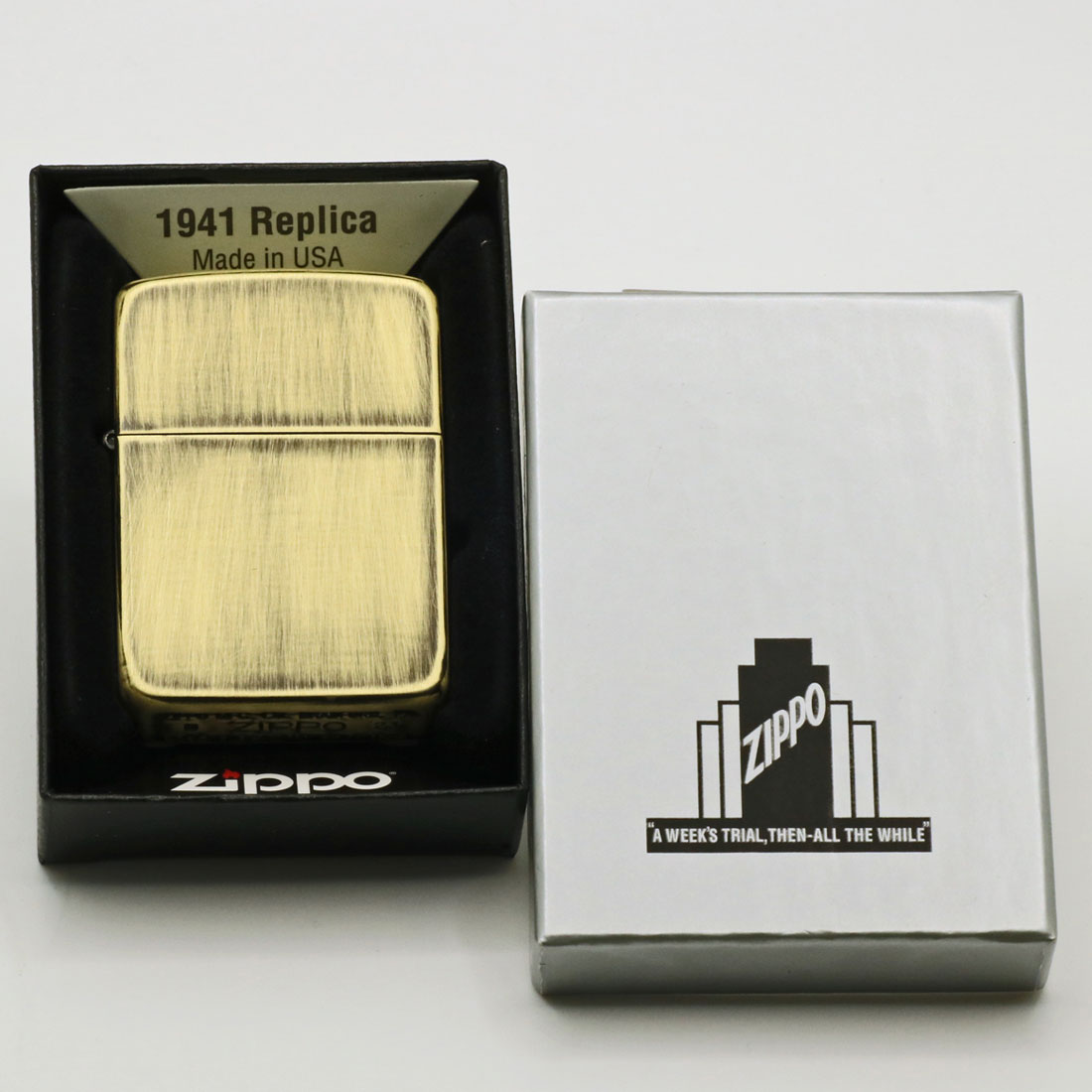 レプリカ 父の日zippo ジッポ 1941レプリカユーズド加工ジッポー