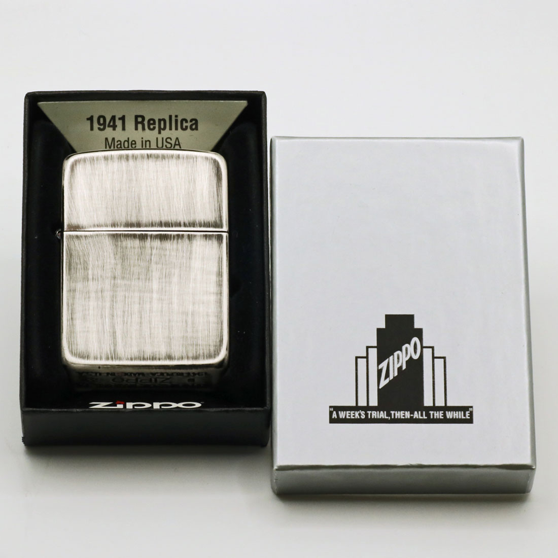 レプリカ 父の日zippo ジッポ 1941レプリカユーズド加工ジッポー