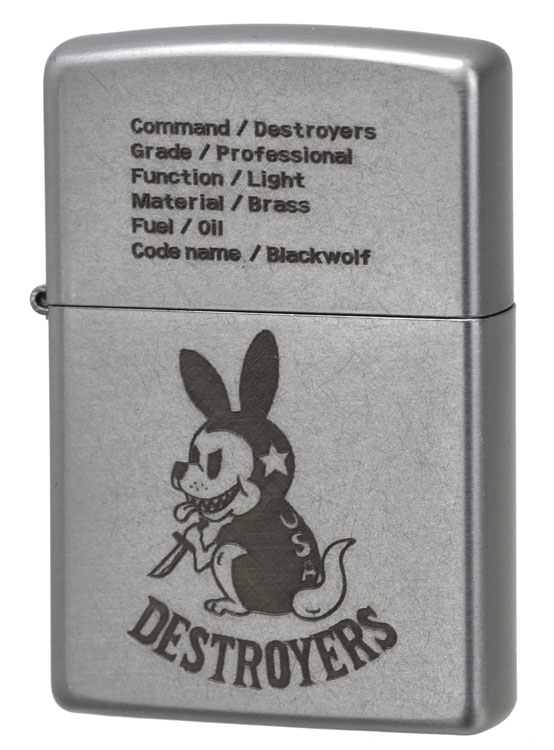 zippo ライター ジッポーライター DESTROYERS デストロイヤーズ キャラクター クローム オールド仕上げ 6種類（クロネコゆうパケット可）｜jackal｜04