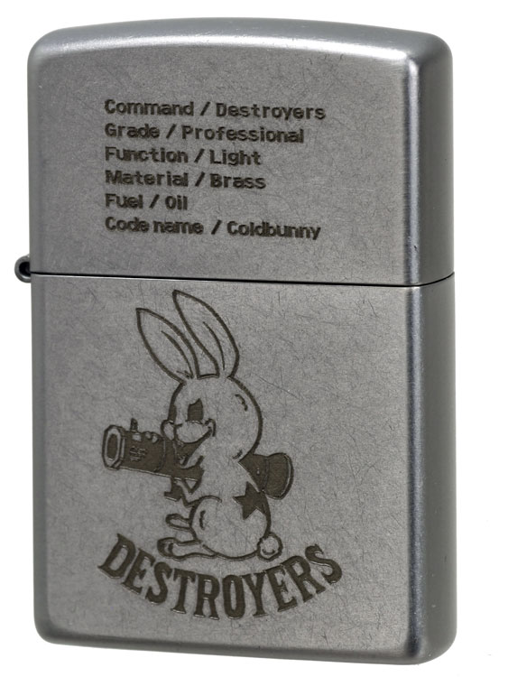 zippo ライター ジッポーライター DESTROYERS デストロイヤーズ キャラクター クローム オールド仕上げ 6種類（クロネコゆうパケット可）｜jackal｜07